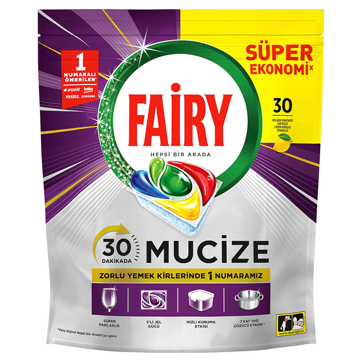 Fairy Mucize 30'lu 494 G 2 ADET