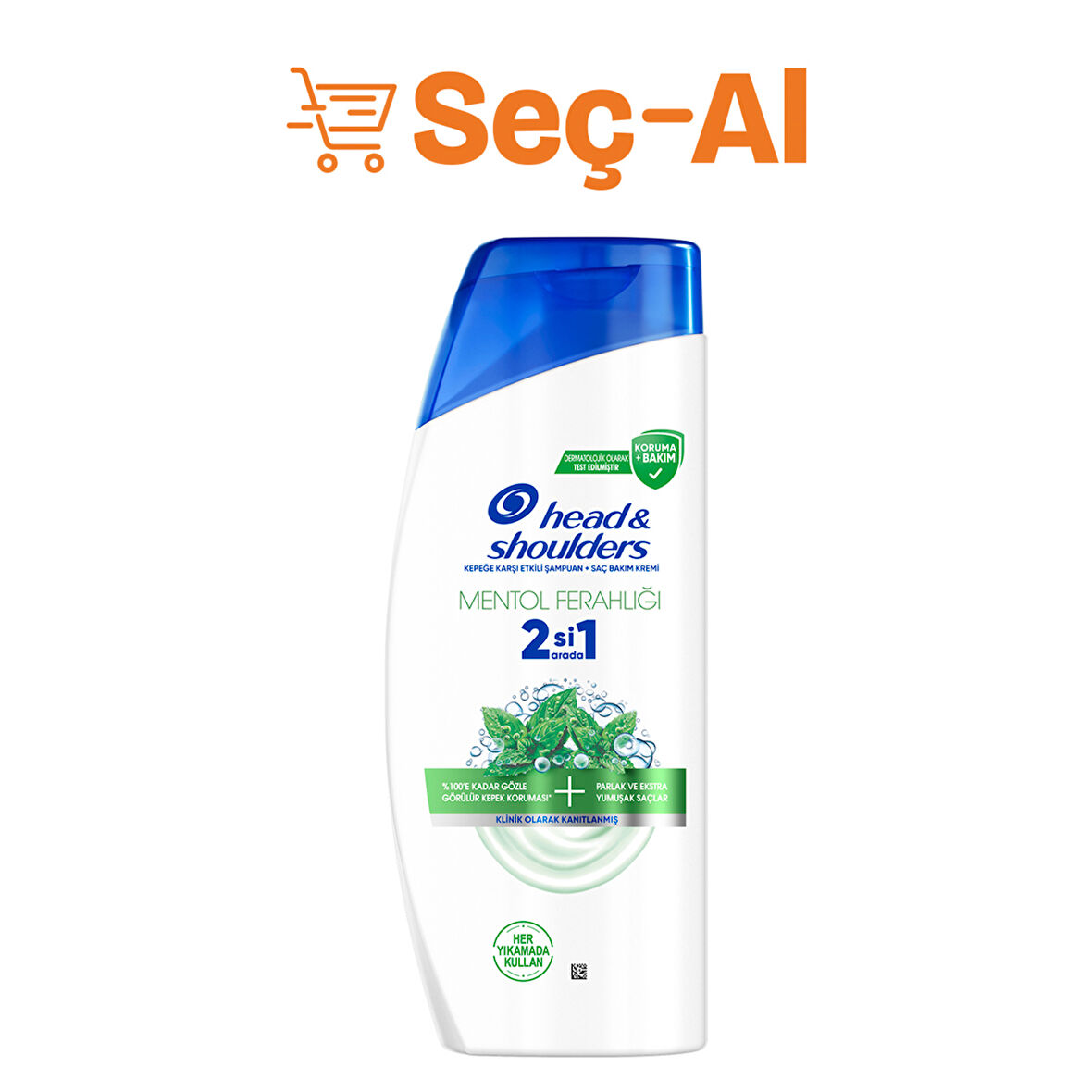 Head & Shoulders Şampuan Mentol Ferahlığı 2in1 625 Ml 2 ADET