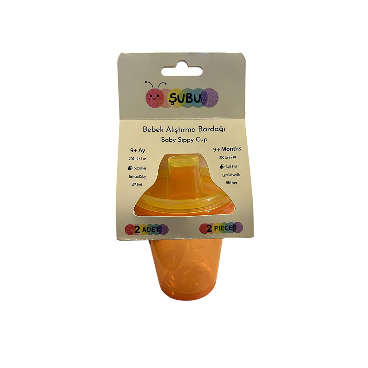 Şubu Baby Alıştırma Bardağı Pembe 2'li 200 Ml 2 ADET