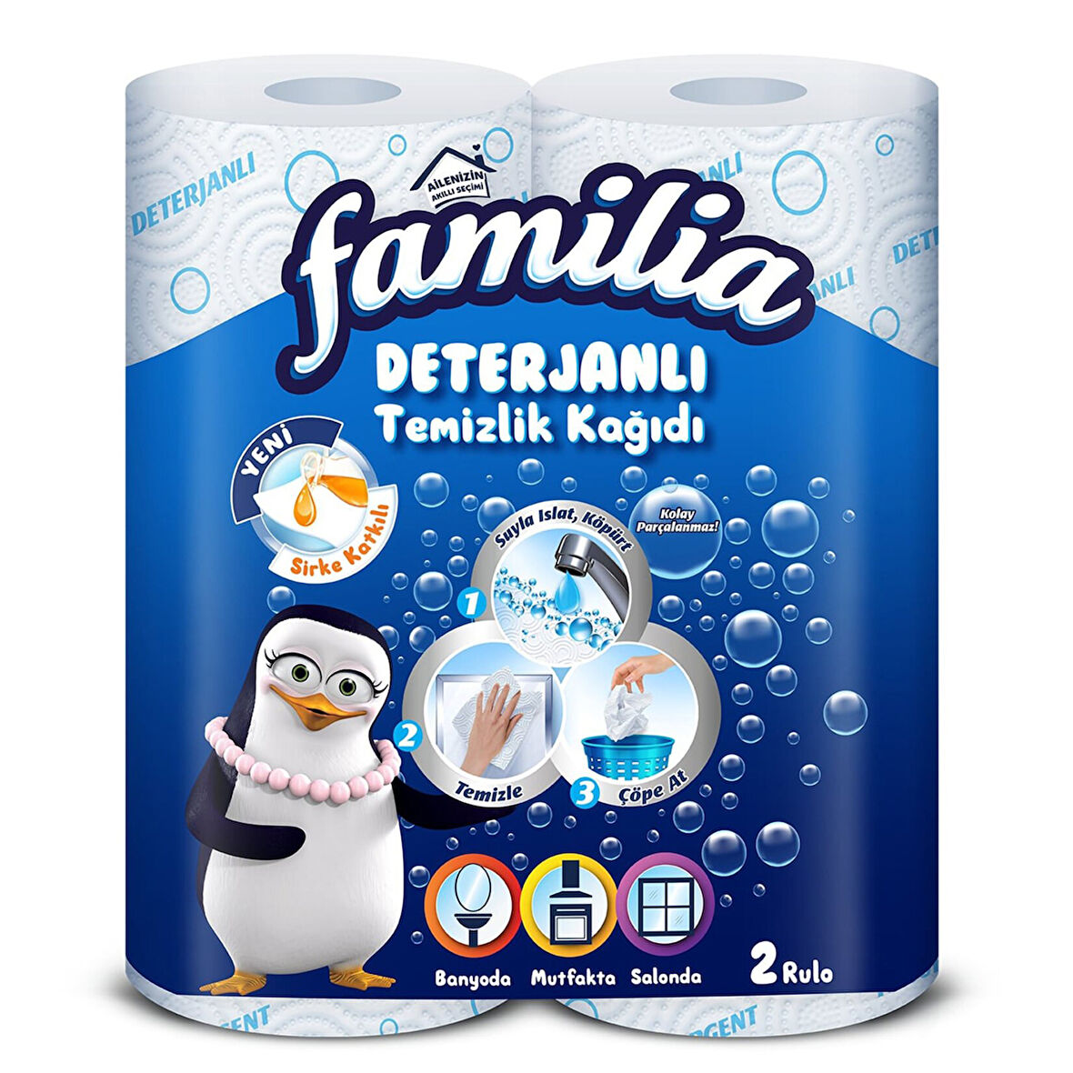 Familia Deterjanlı Havlu 2'li 2 ADET