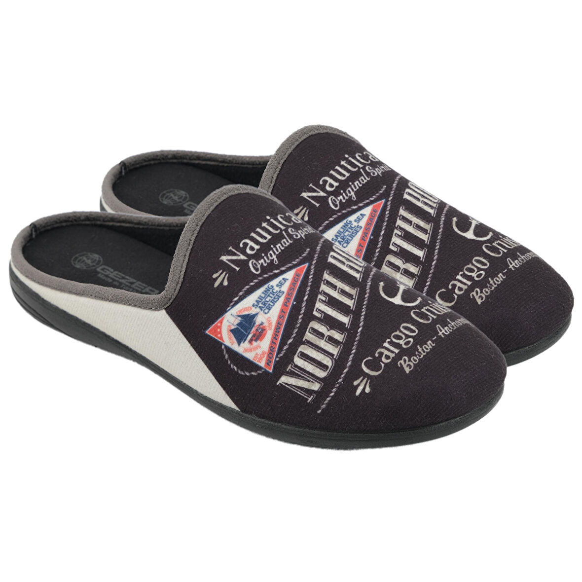 Gezer Baskılı Erkek Terlik 40 - 45 2 ADET