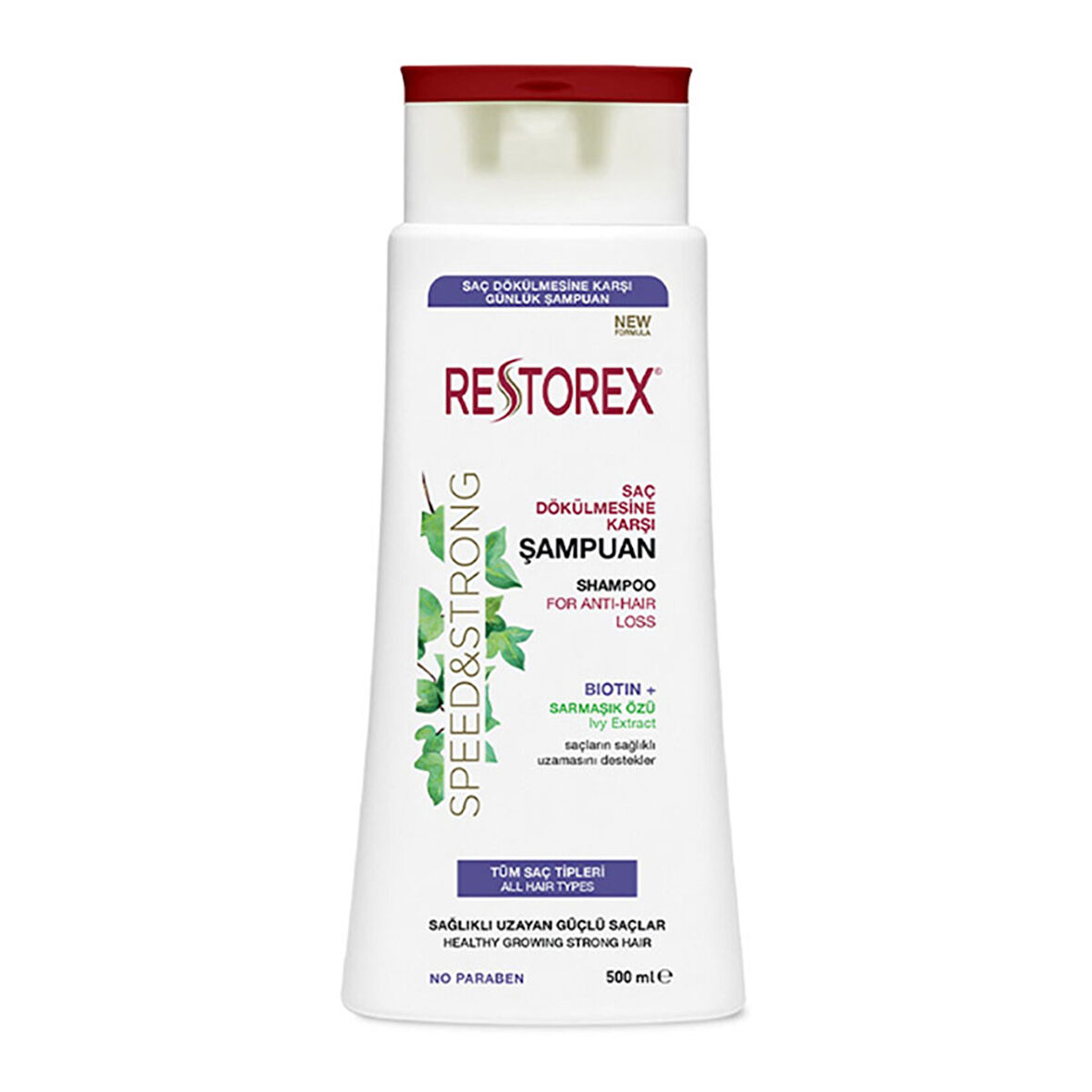 Restorex Şampuan Saç Dökülmesine Karşı 500 Ml 2 ADET
