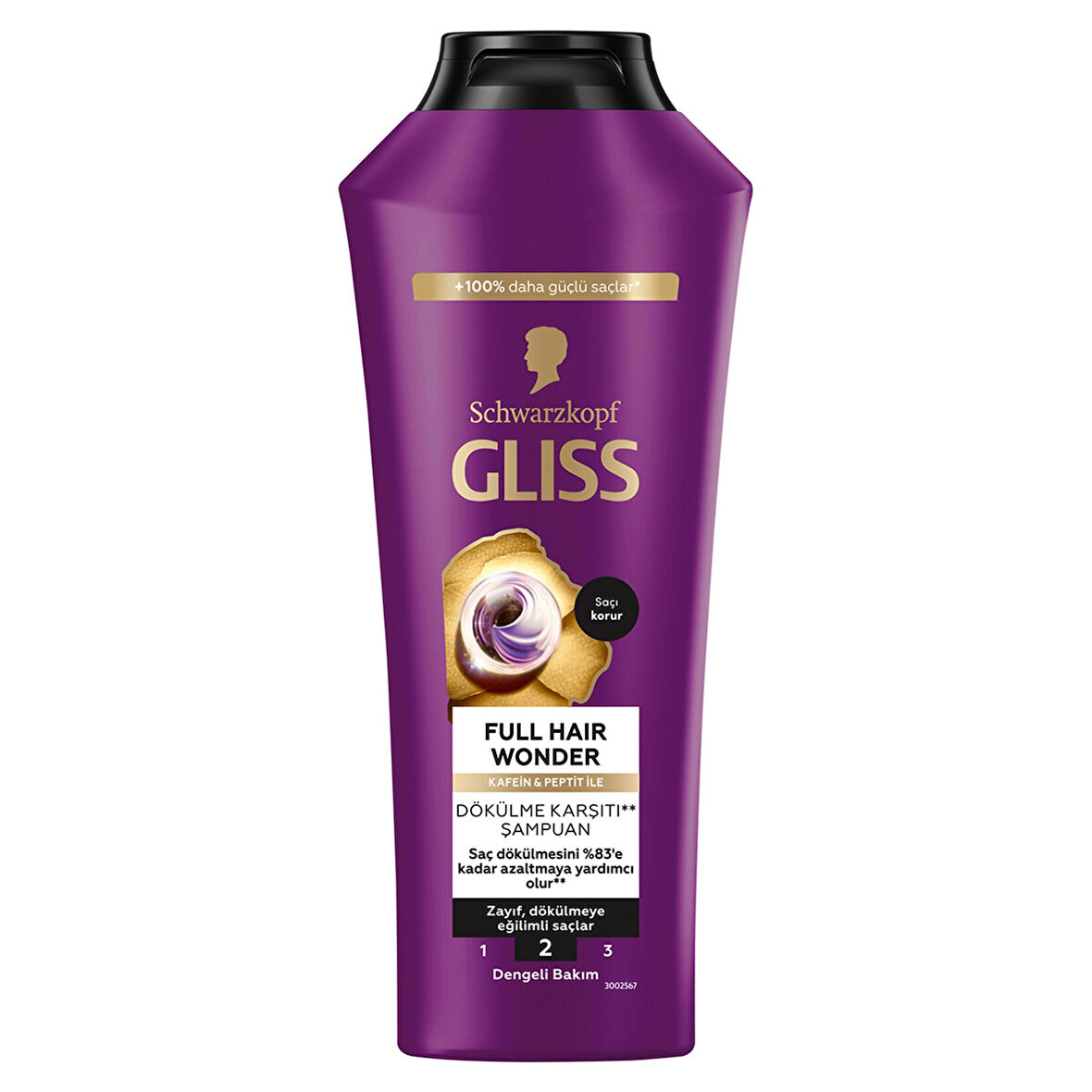 Gliss Full Hair Wonder Şampuan 400 Ml 3 ADET