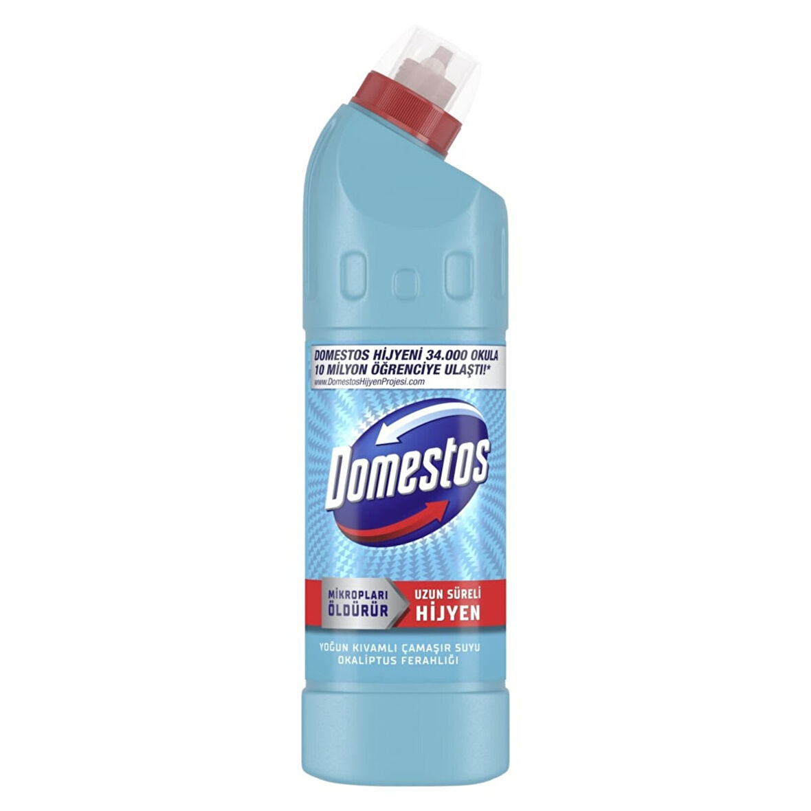 Domestos Yoğun Kıvamlı Çamaşır Suyu Okaliptüs Ferahlığı 750 ml 3 ADET