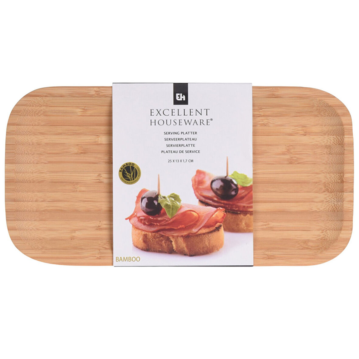 Koopman Ahşap Servis Tahtası 25 x 13 Cm 3 ADET