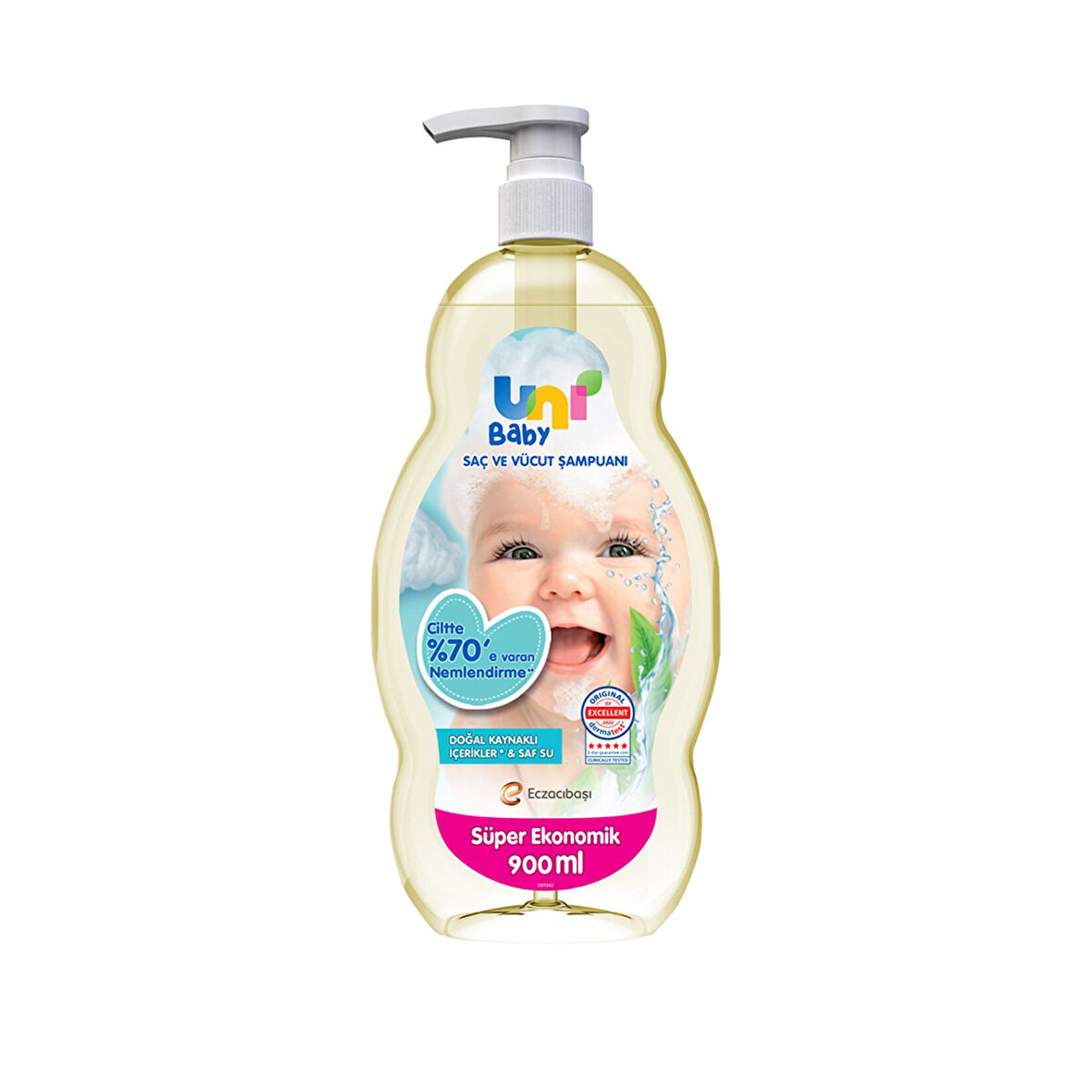 Uni Baby Şampuan 900 Ml 3 ADET