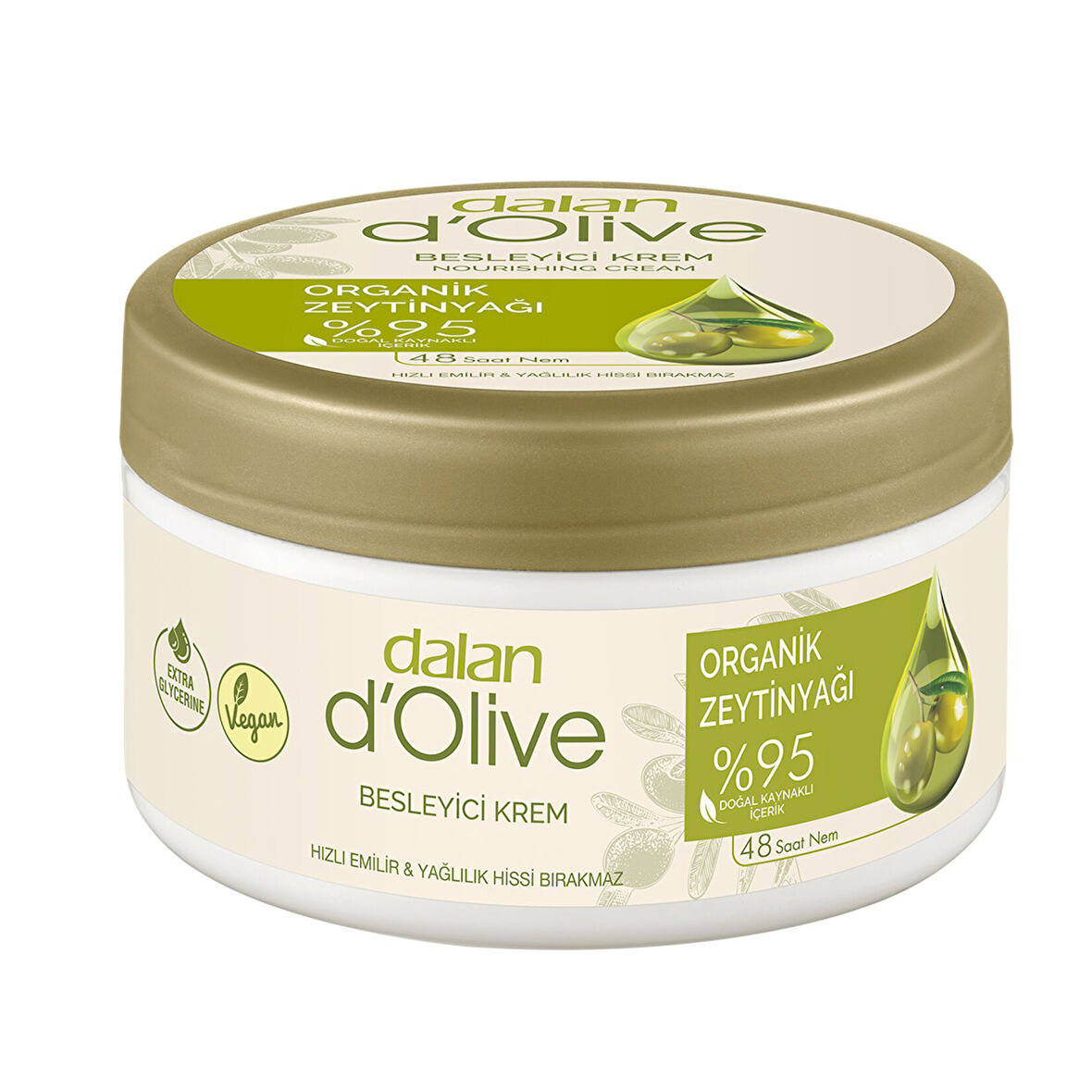 Dalan D'olive Besleyici Kavanoz Krem 250 Ml 3 ADET