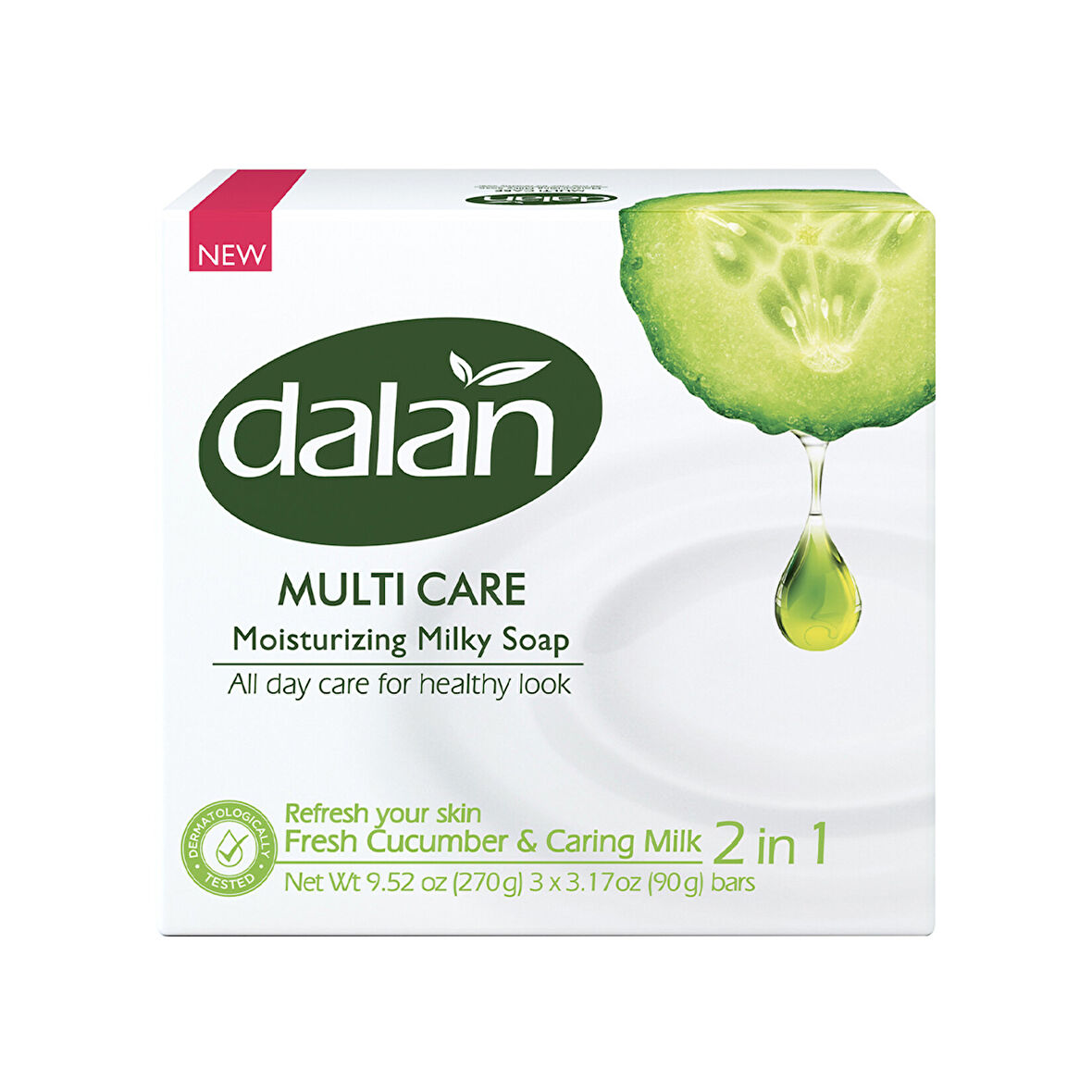 Dalan Multicare Su&Salatalık 3X90 G 3 ADET