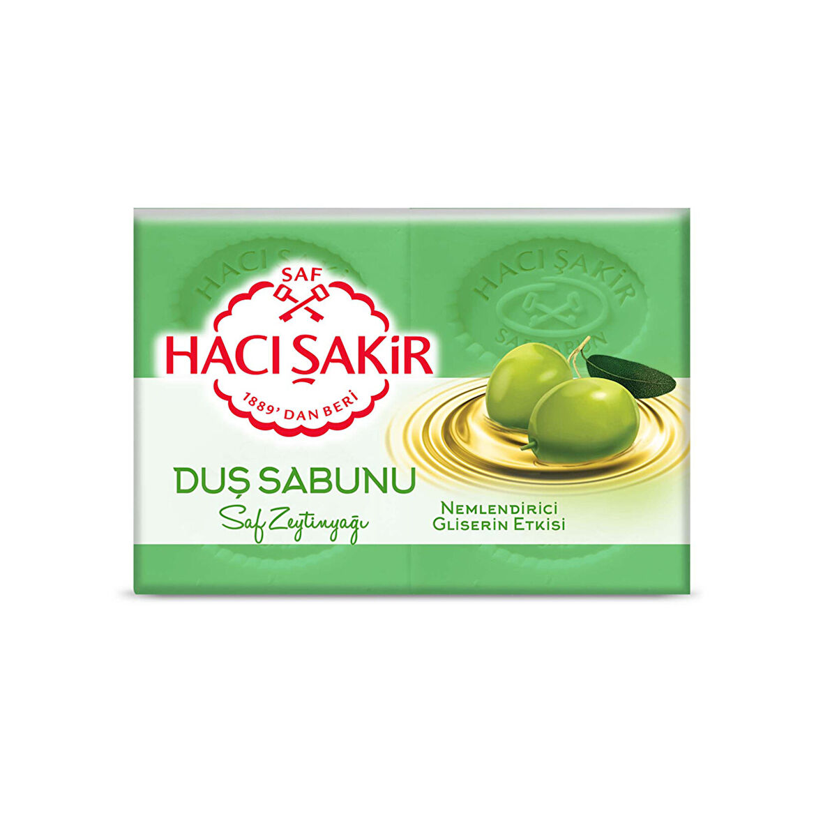 Hacı Şakir Gliserin Zeytinyağı Duş Sabunu 4X125 G 3 ADET