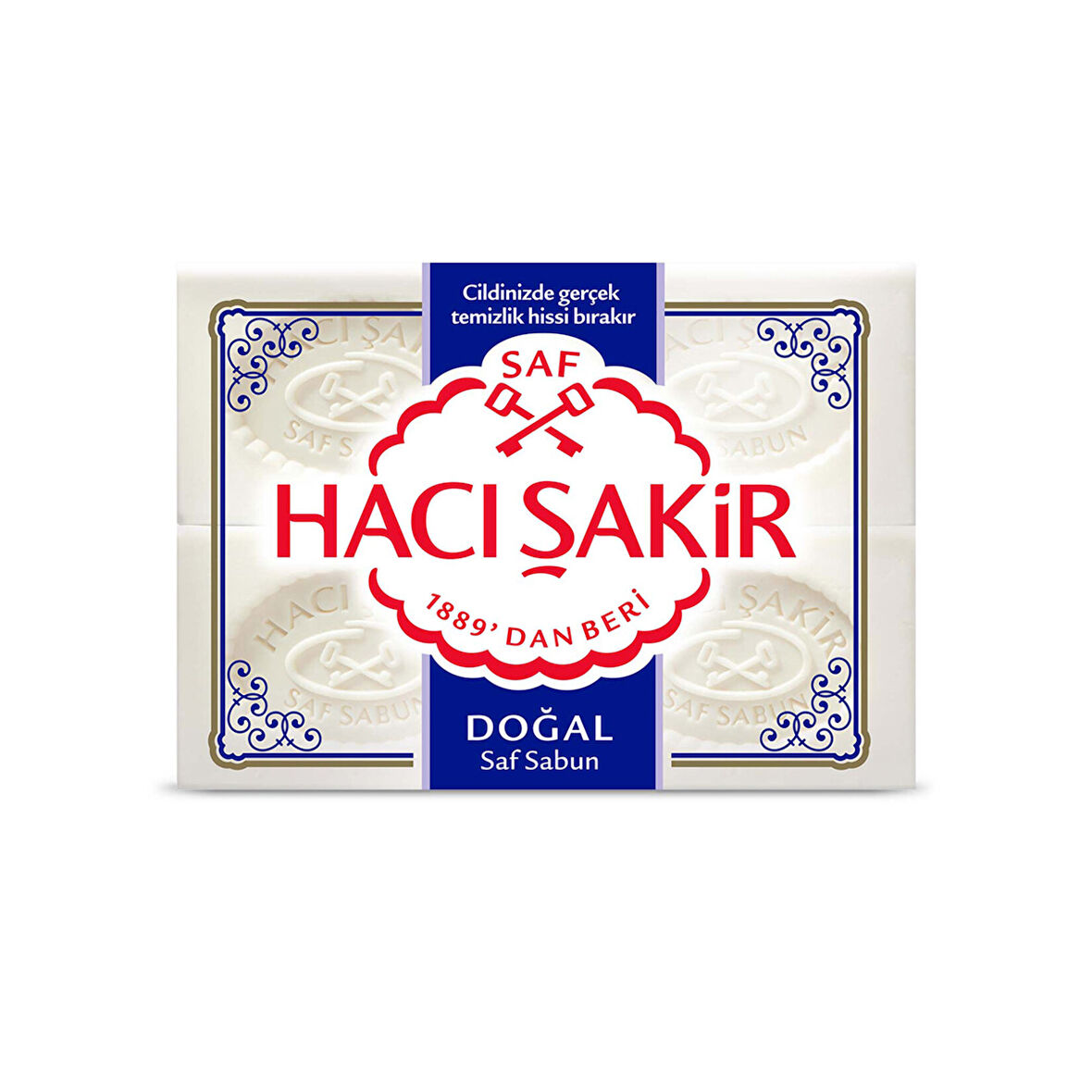 Hacı Şakir Doğal Beyaz Kalıp Sabun 4X150 G 3 ADET