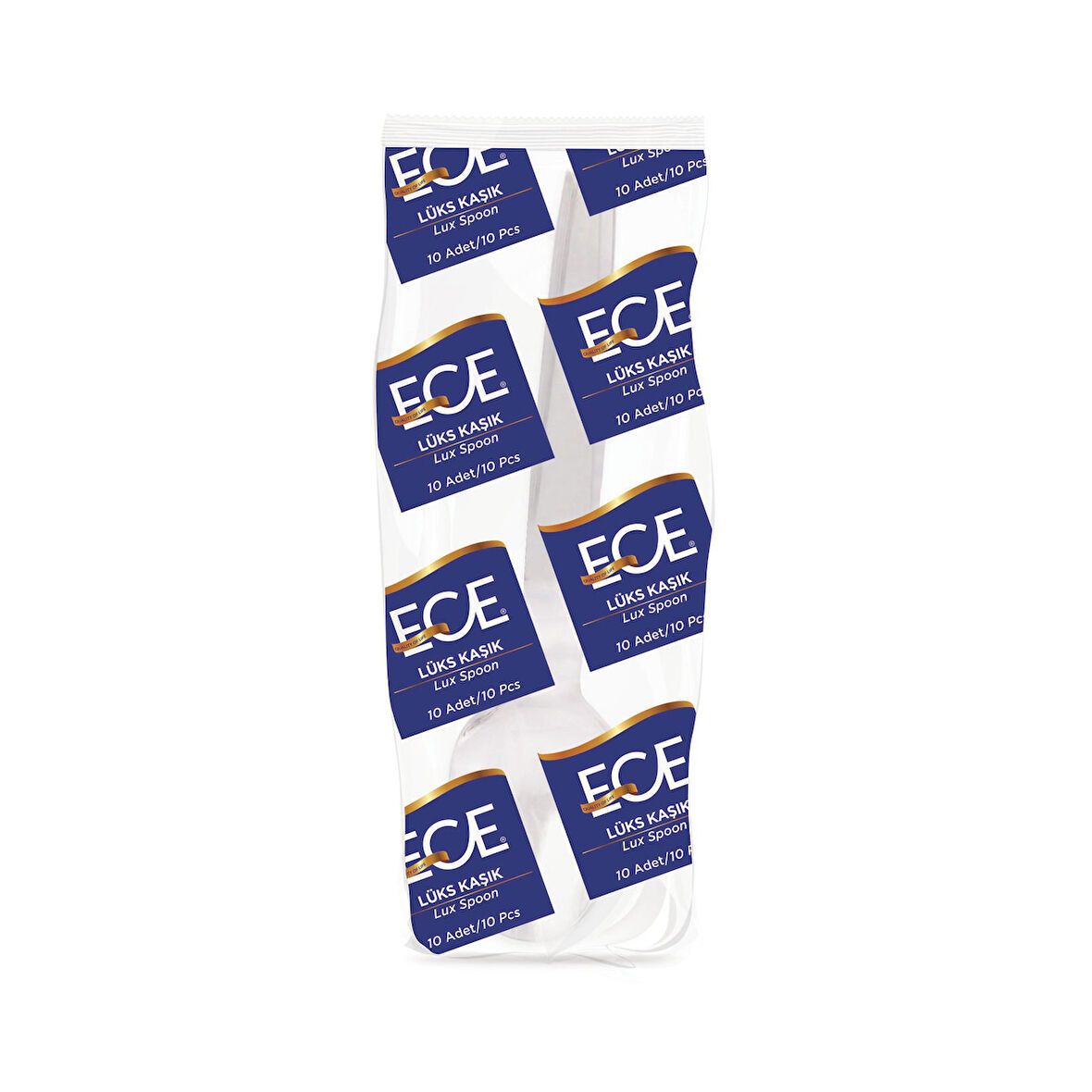 Ece Lüks Plastik Kaşık 10'lu 3 ADET