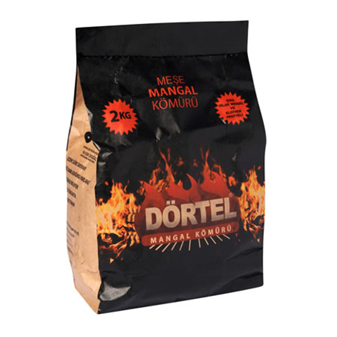 Dörtel Mangal Kömürü Craft 2 Kg  3 ADET