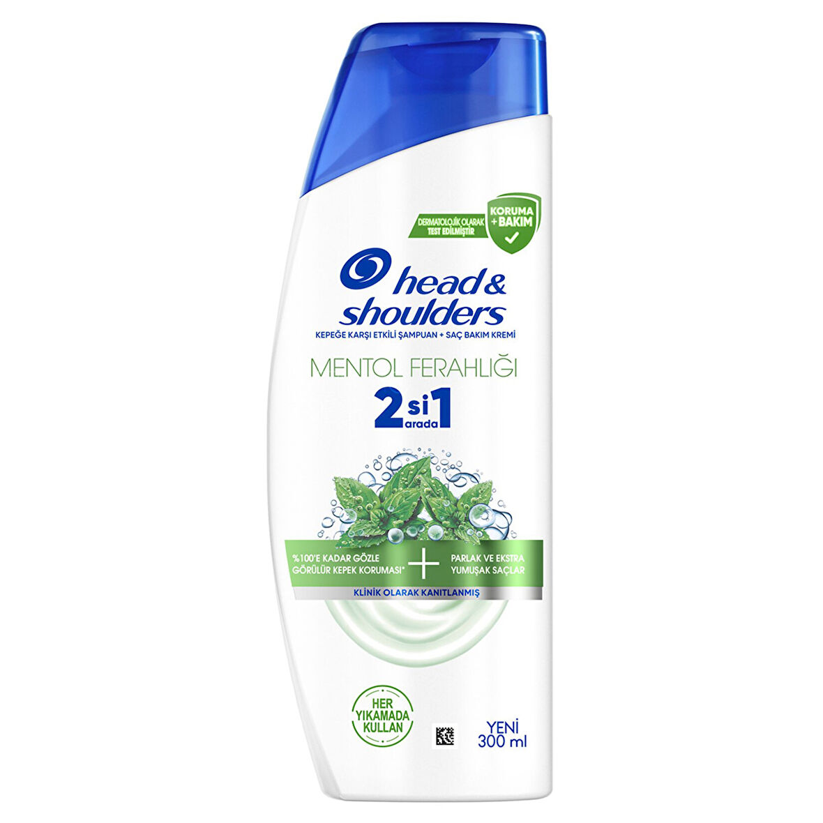 Head & Shoulders Mentol Ferahlığı 2in1 Şampuan 300 Ml 3 ADET