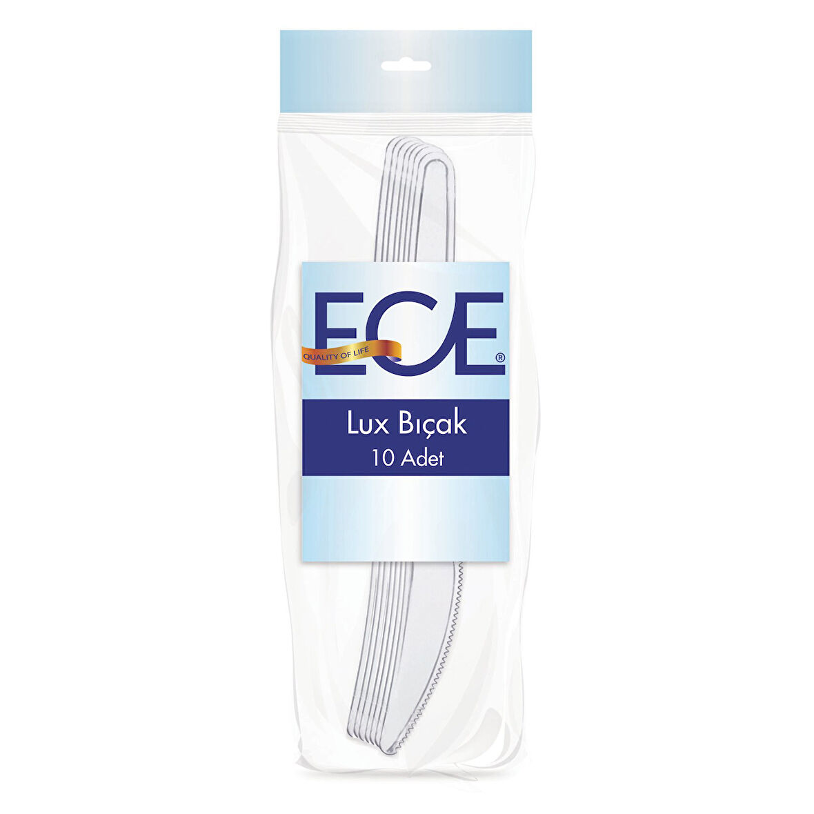 Ece Lüks Plastik Bıçak 10'lu 3 ADET