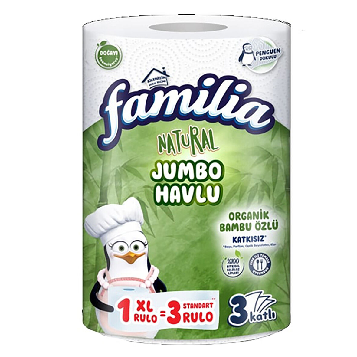 Familia Plus 1=3 Jumbo Dev Havlu 3 ADET