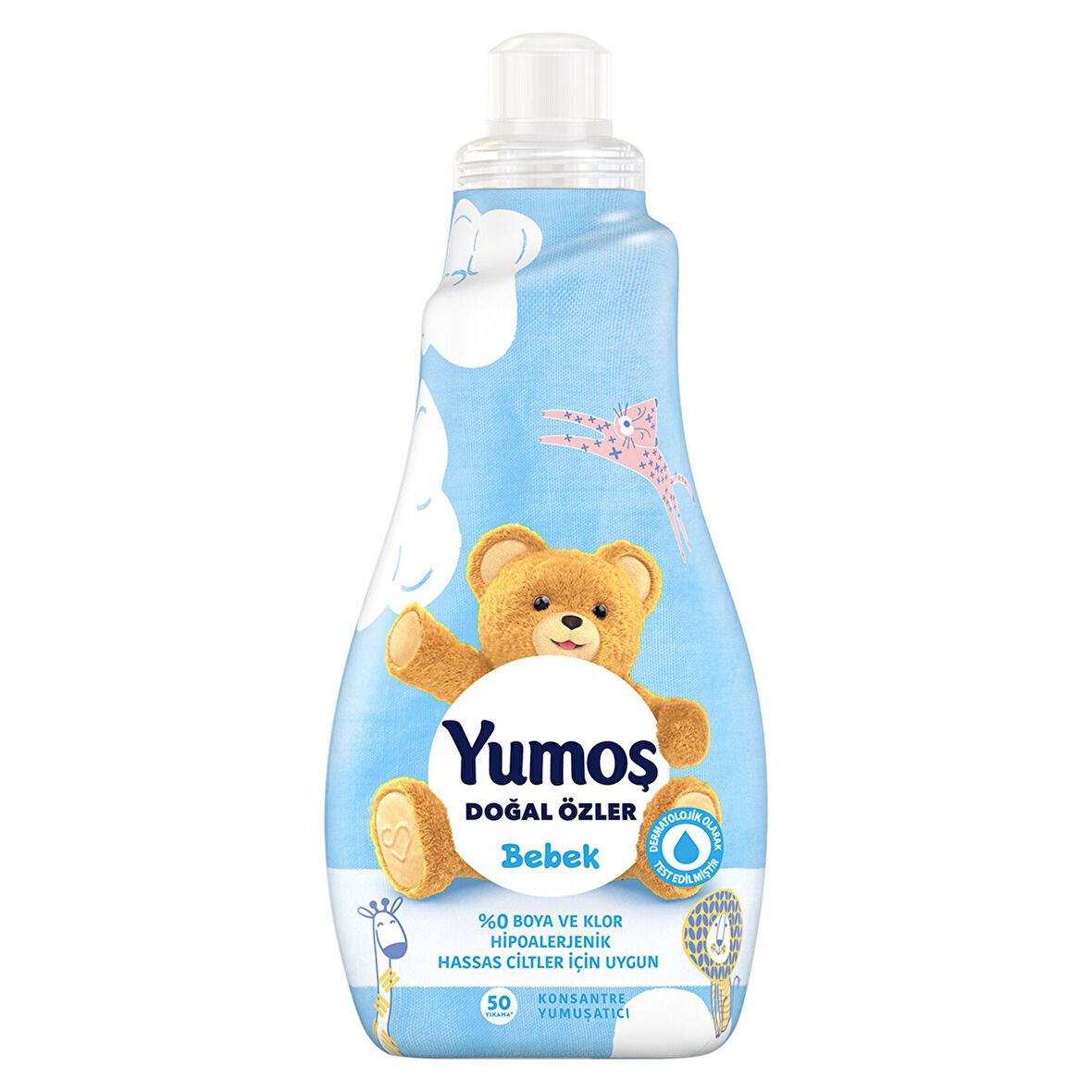 Yumoş Çamaşır Yumuşatıcısı Doğal Özler Bebek 50 Yıkama 1200 Ml 3 ADET