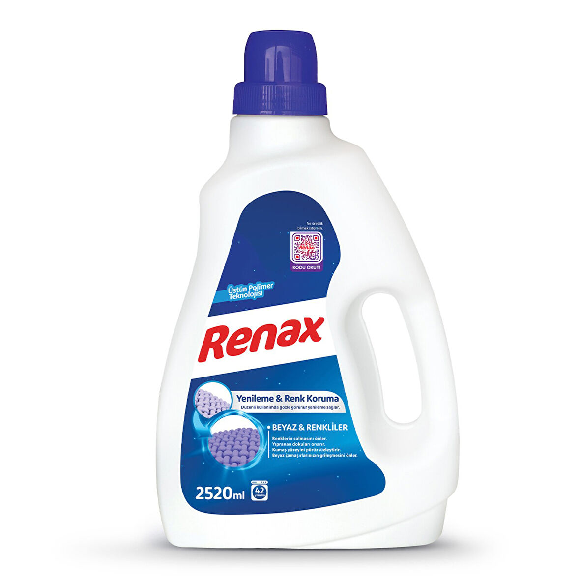 Renax Sıvı Çamaşır Deterjanı Beyazlar & Renkliler 2.52 L 3 ADET