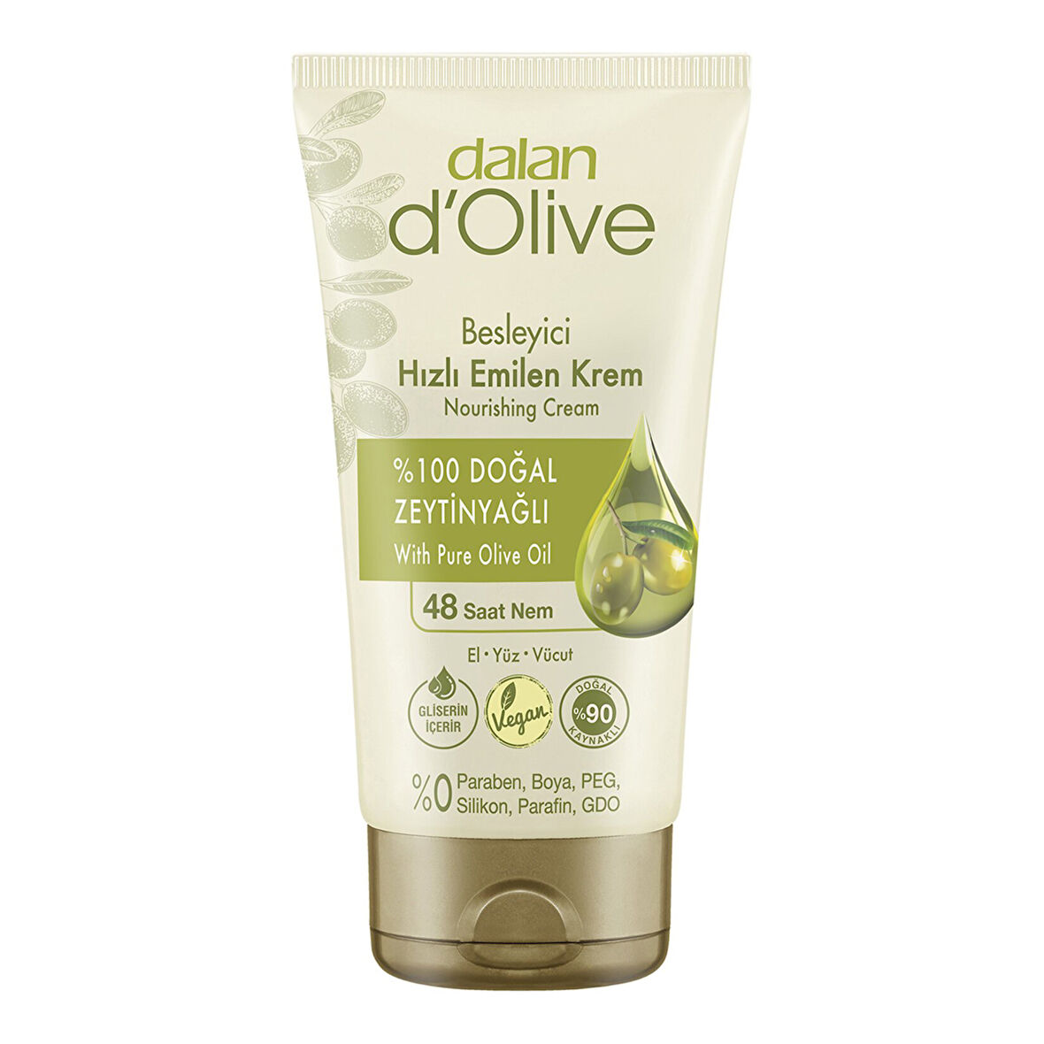 Dalan D'olive Hızlı Emilen Besleyici Krem 60 Ml 3 ADET