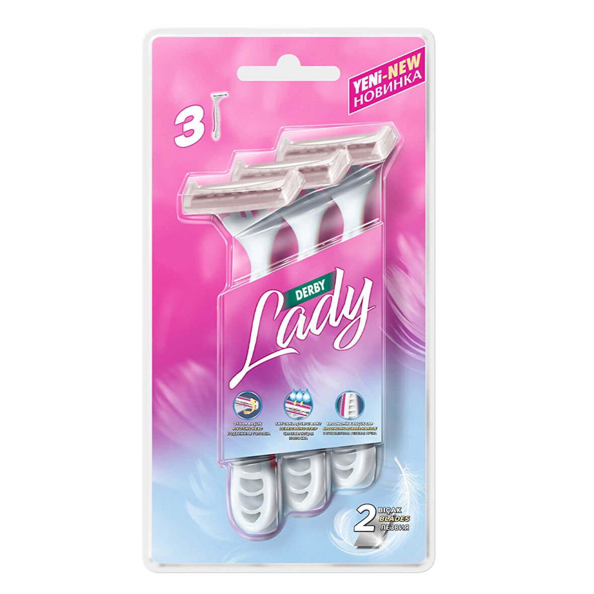 Derby Lady Platinum Blister 3'lü 3 ADET