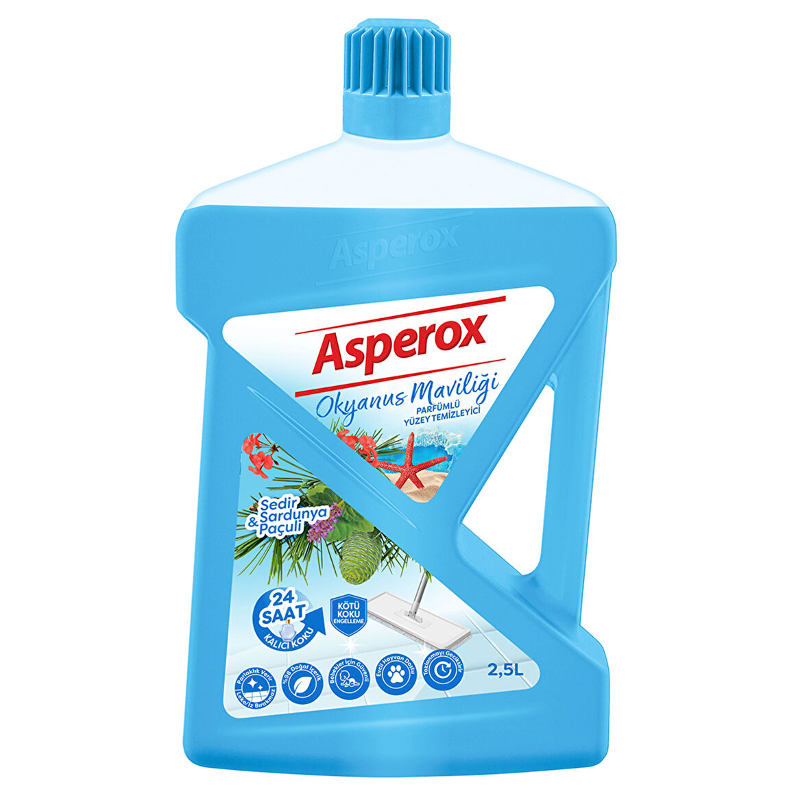 Asperox Yüzey Temizleyici Okyanus Maviliği 2.5 L 3 ADET
