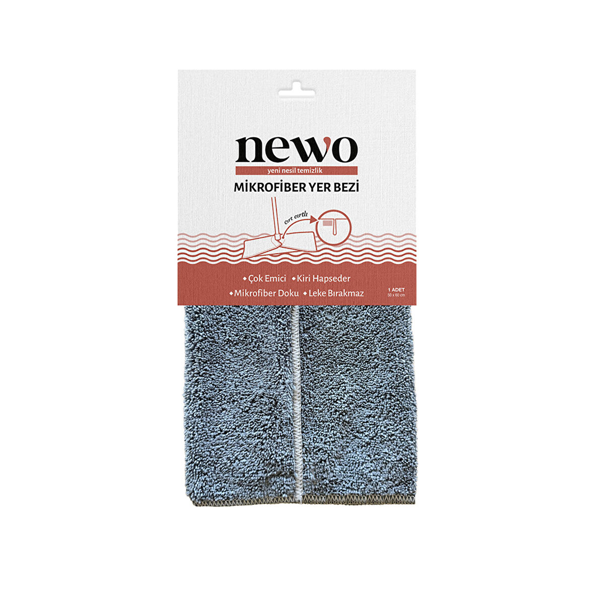 Newo Mikrofiber Yer Bezi 50 x 60 Cm 3 ADET