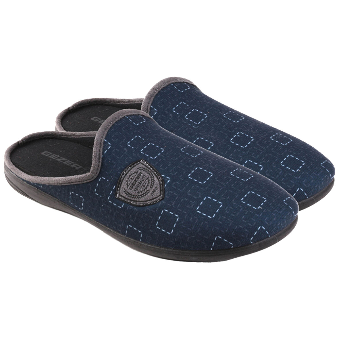 Gezer Gondol Baskılı Erkek Terlik 40-45 3 ADET