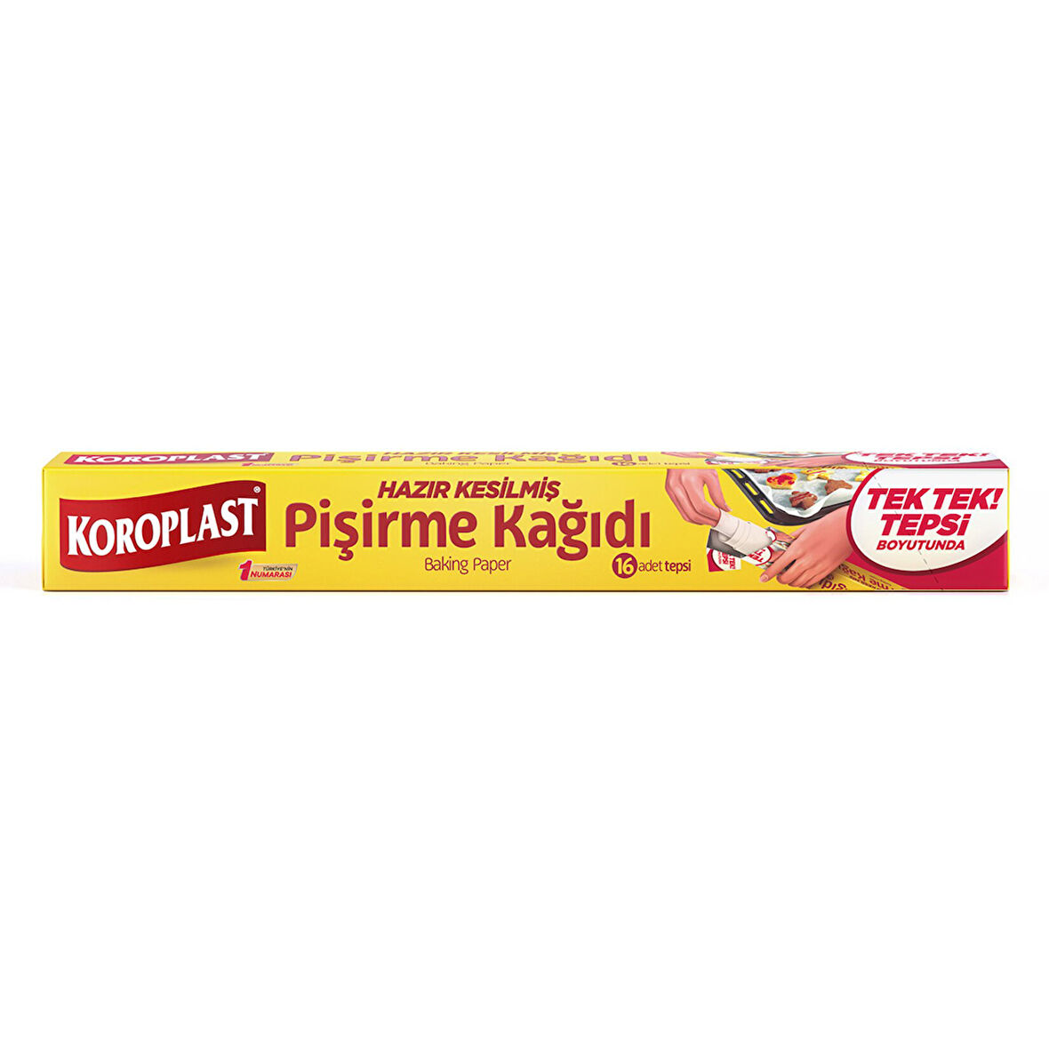 Koroplast Pişirme Kağıdı Hazır Kesilmiş 16'lı 3 ADET