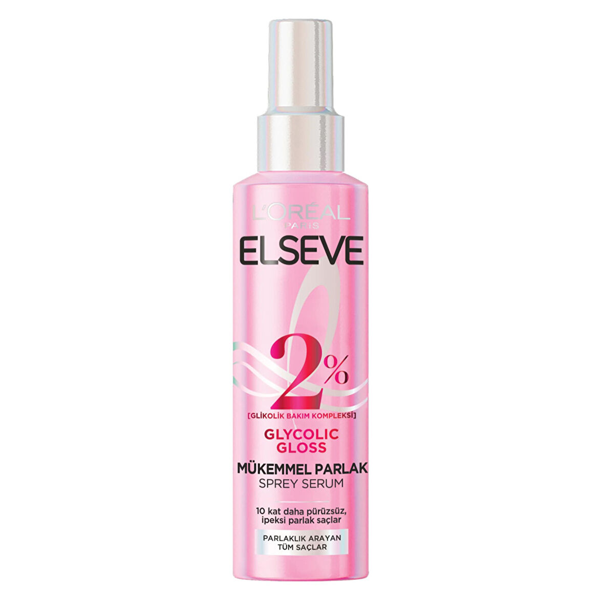 Elseve Glycolic Gloss Parlak Sprey Serum 150 Ml 3 ADET