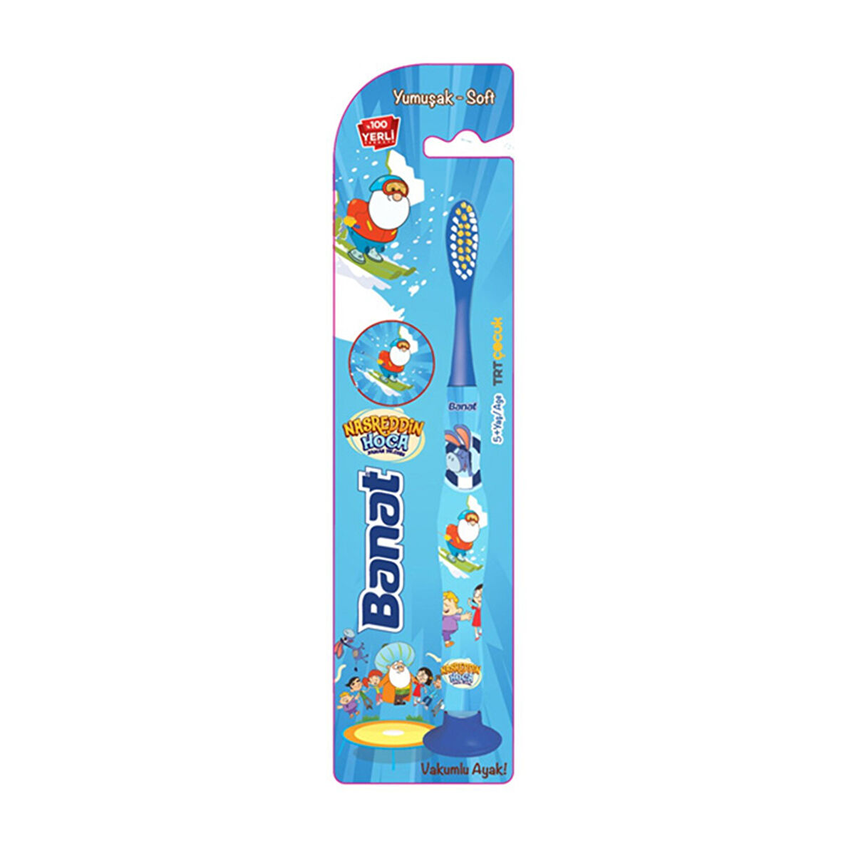 Banat Nasreddin Hoca Lisanslı Çocuk Diş Fırçası 3 ADET