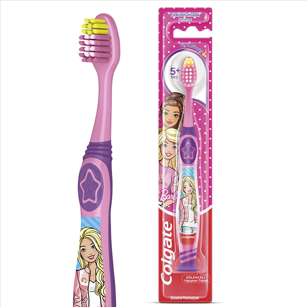 Colgate Barbie Batman 5+ Yaş Ekstra Yumuşak Çocuk Diş Fırçası 3 ADET
