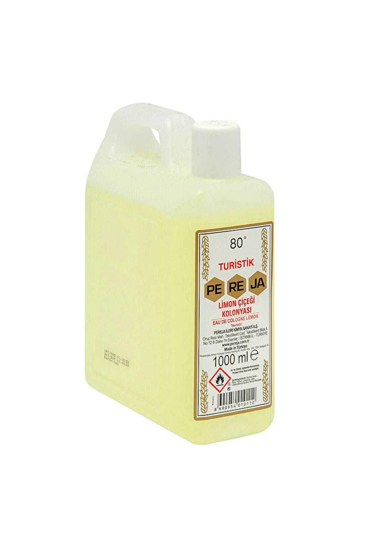 Pereja Limon Çiçeği Kolonyası Bidon 1 L