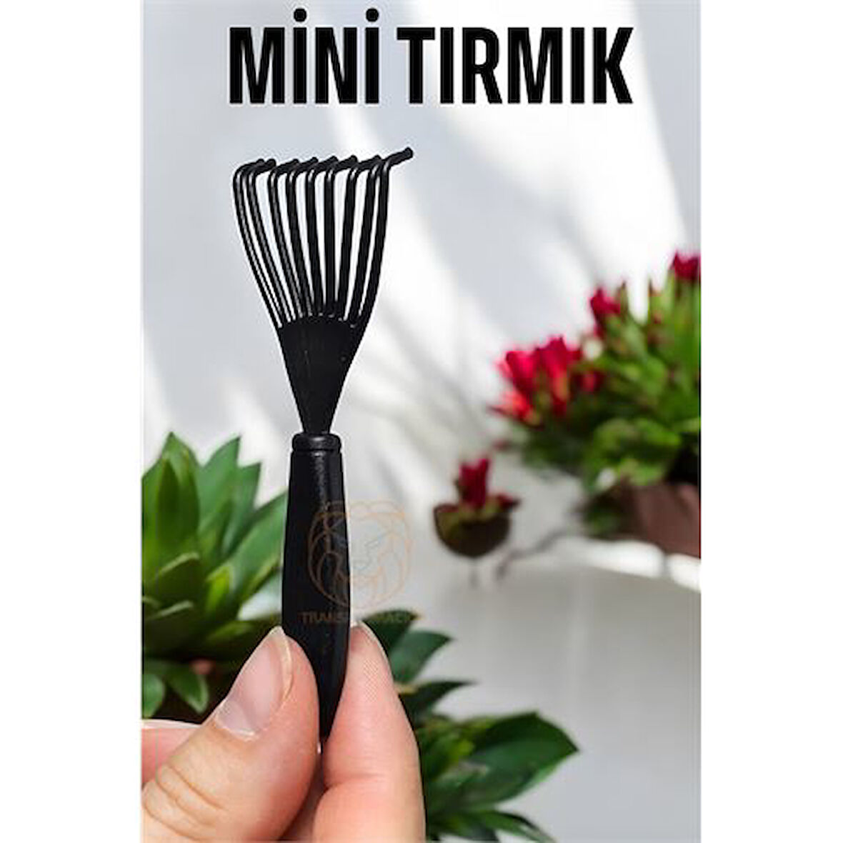 Findit Çiçek Toprağı Temizleme Tırmığı Mini Tırmık