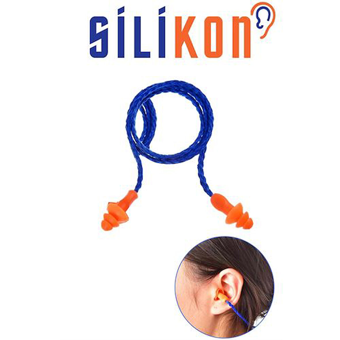 Silikon Kulak Tıkacı İpli