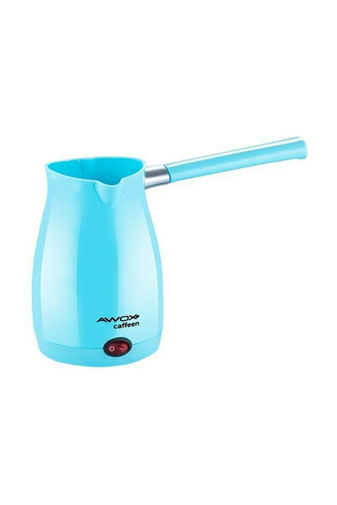AW-OX CAFFEEN  MAVİ  ELEKTRİKLİ CEZVE  TÜRK KAHVESİ  MAKİNESİ  PLASTİK   ÇİFT AĞIZ   0.4LT - 5 FİNCAN   1000W-Findit
