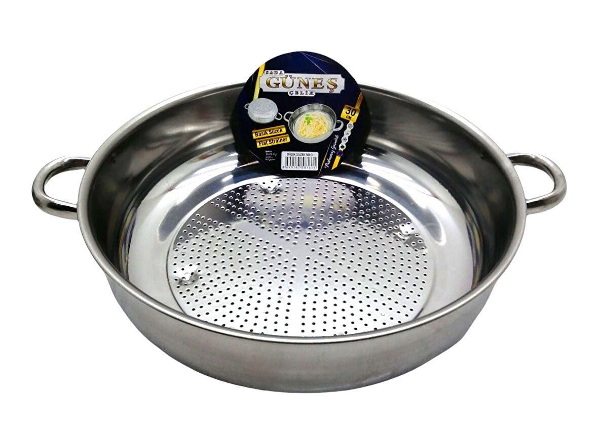 NO-3 - 30CM BASIK SÜZEK METAL SÜZGEÇ-Findit