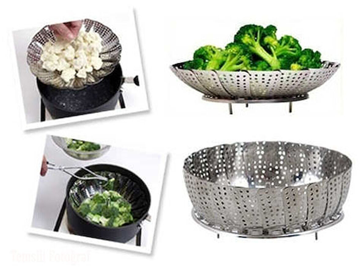 Buharda Pişirme Aparatı Haşlama Sepeti-Findit