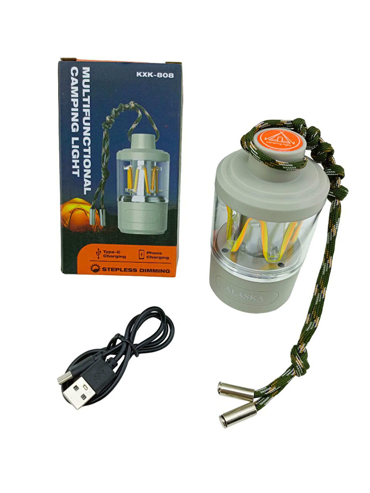 3IN1= KAMP LAMBASI - FENER - PO WERBANK  USB ŞARJ-Findit