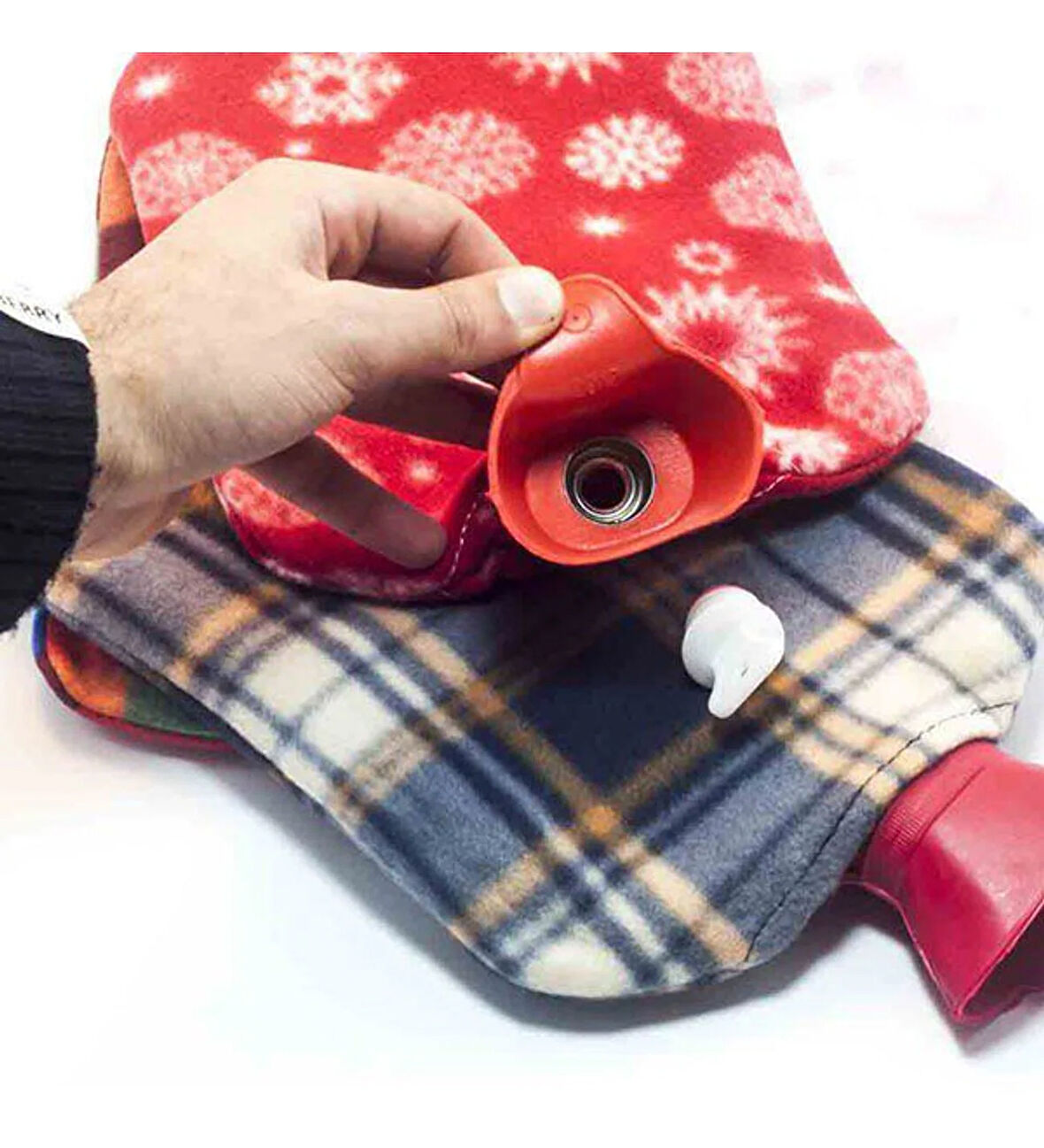 Sıcak Su Torbası 2 Litre Polar Kılıflı Termofor-Findit