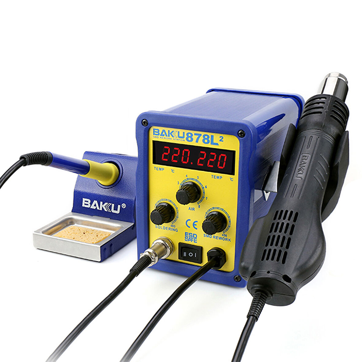 ISI AYARLI+ÜFLEMELİ DİJİTAL HAVYA BK-878L2-Findit