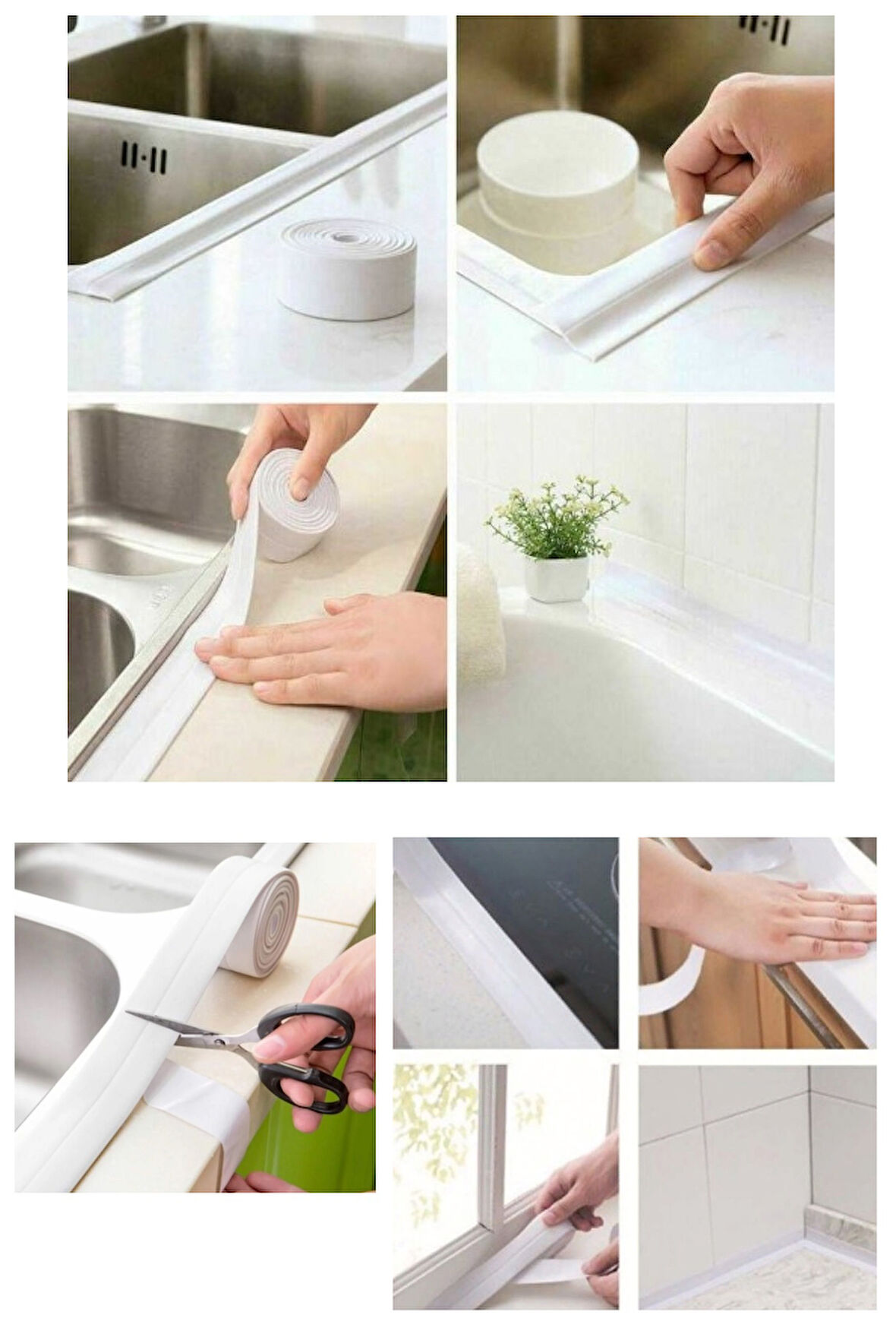 Su Sızdırmaz Bant Lavabo Küvet Kenar Bandı (3.2m)-Findit