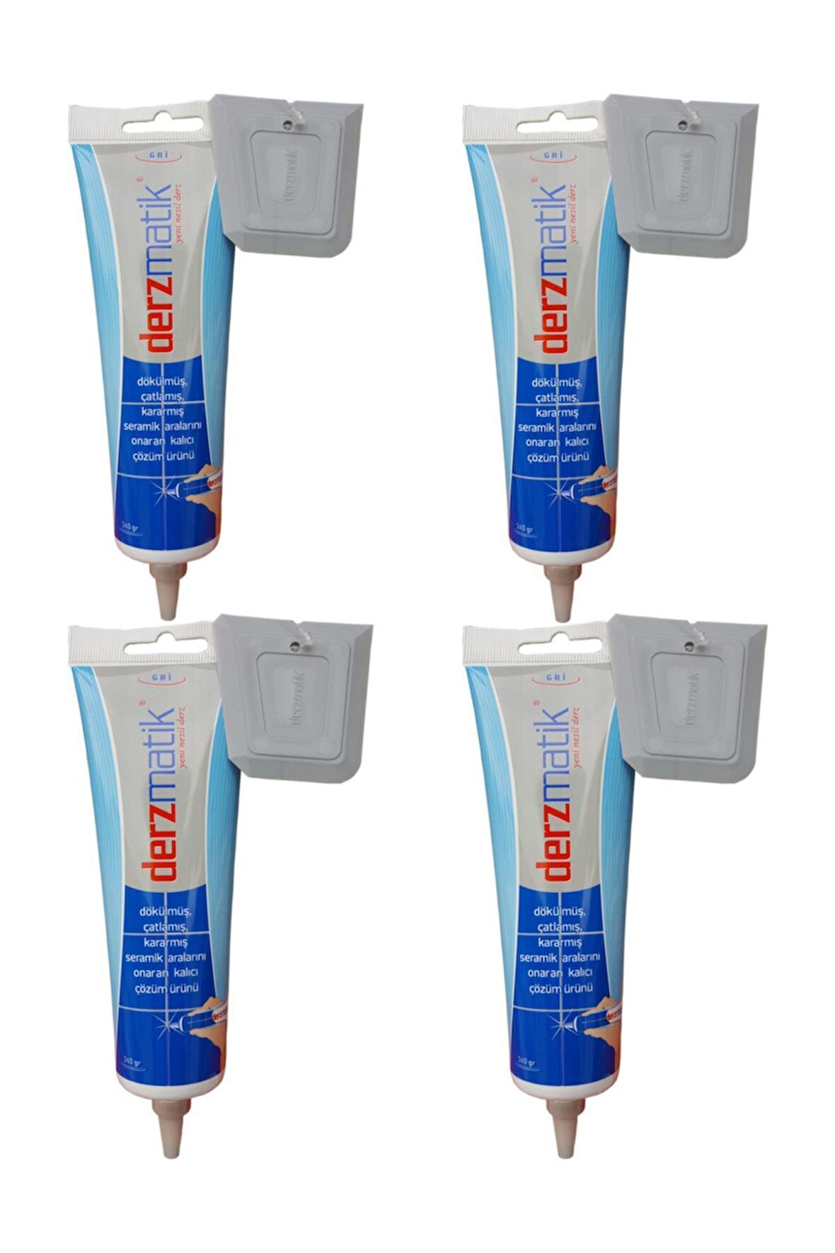 Derzmatik Gaga Uçlu Hazır Derz Dolgu Krem 360 gr 4’lü-Findit