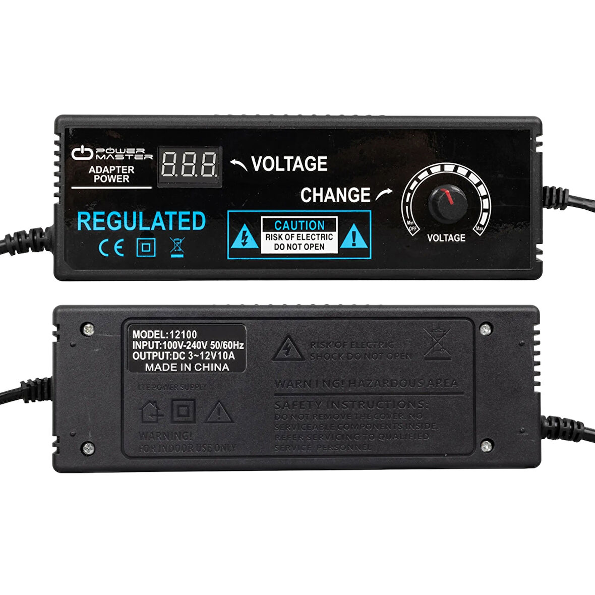 3 VOLT - 12 VOLT - 10 AMPER 5.5*2.5 UÇLU KADEMELİ ADAPTÖR-Findit