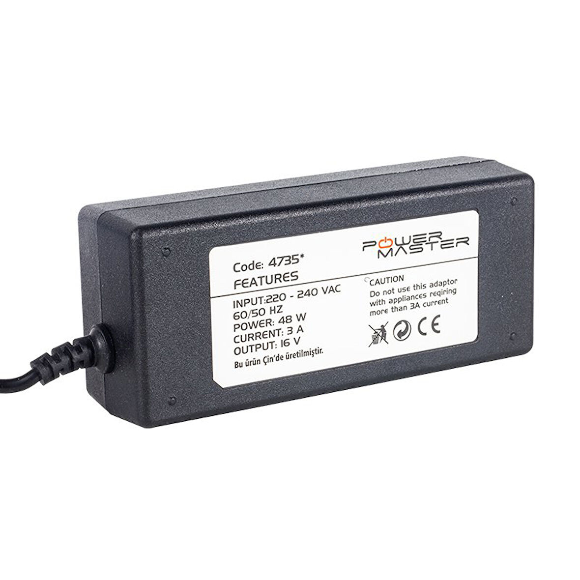 16 VOLT - 3 AMPER TOS FİŞLİ RCA SANTRAL ADAPTÖRÜ-Findit