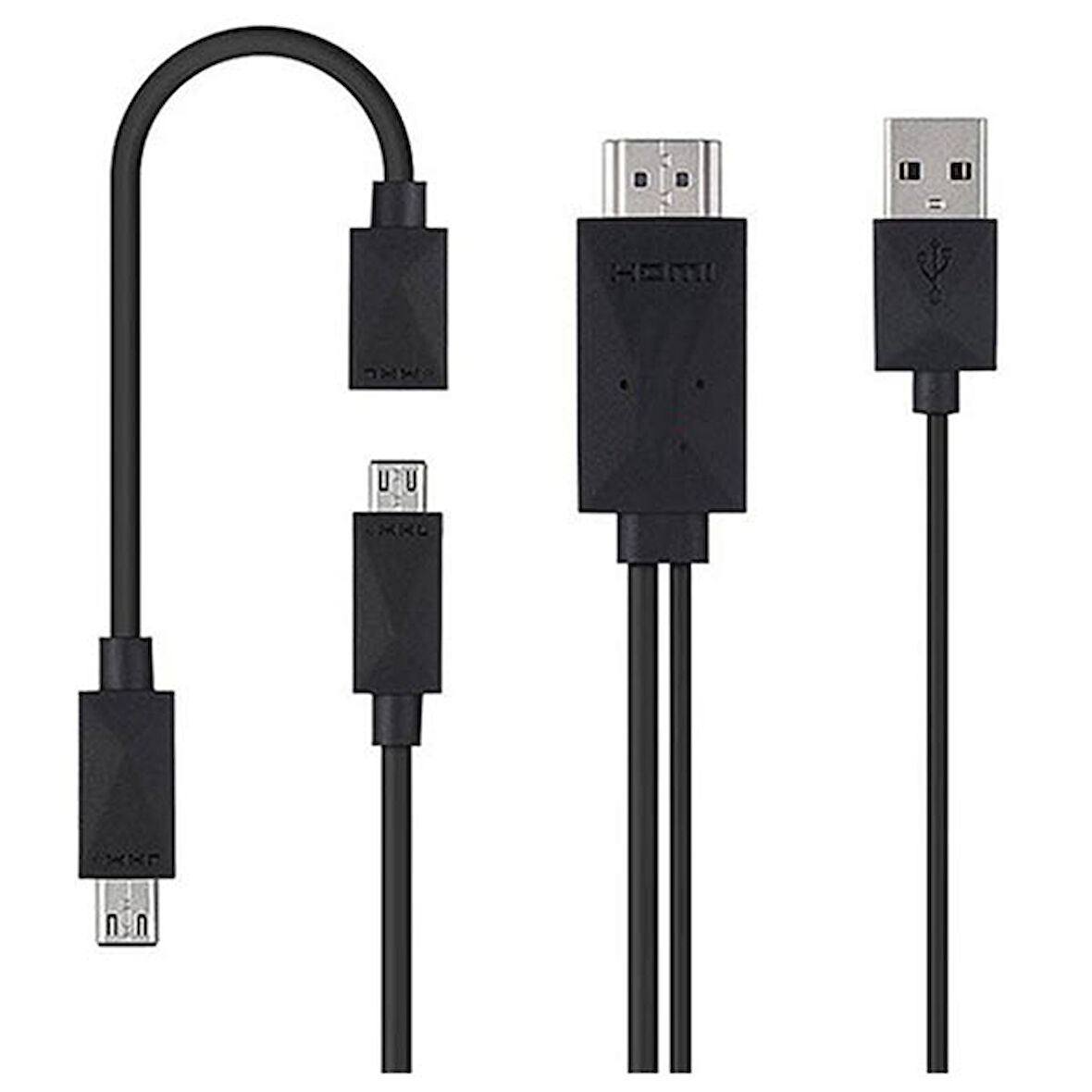 SAM SUNG S2+S3+S4 + ANDROID TELEFONLAR UYUMLU HDMI ÇEVİRİCİ KABLO-Findit