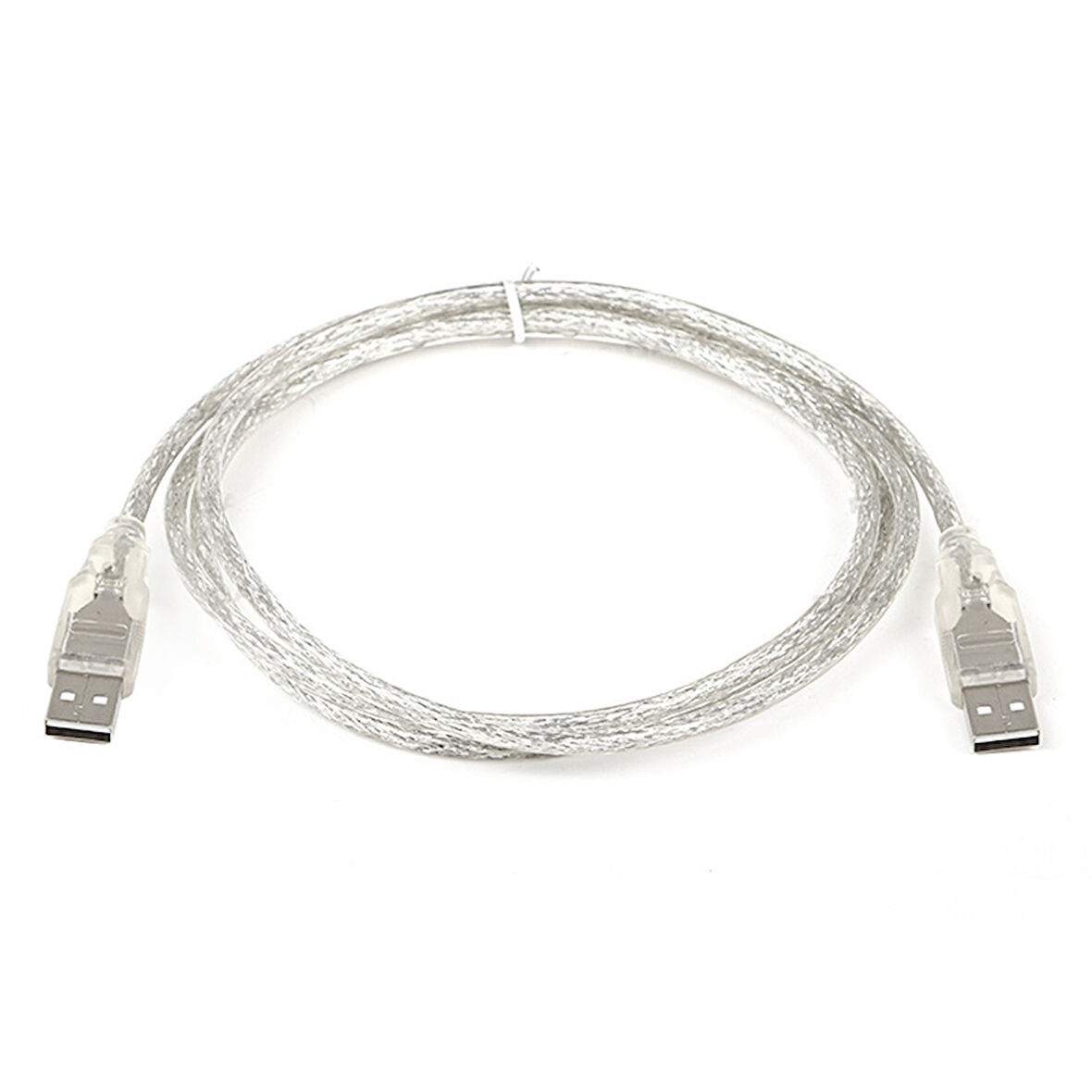 USB ERKEK-ERKEK KABLO 1.5 METRE ŞEFFAF-Findit