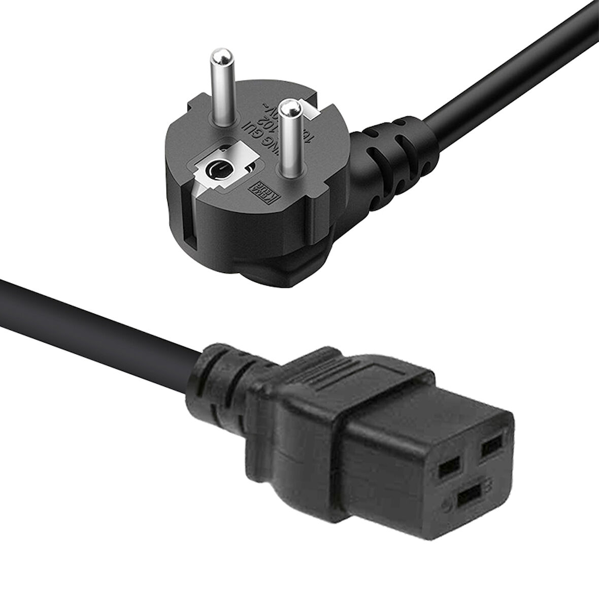 DİKDÖRTGEN GİRİŞLİ 1.8 METRE C19 PO WER KABLO-Findit