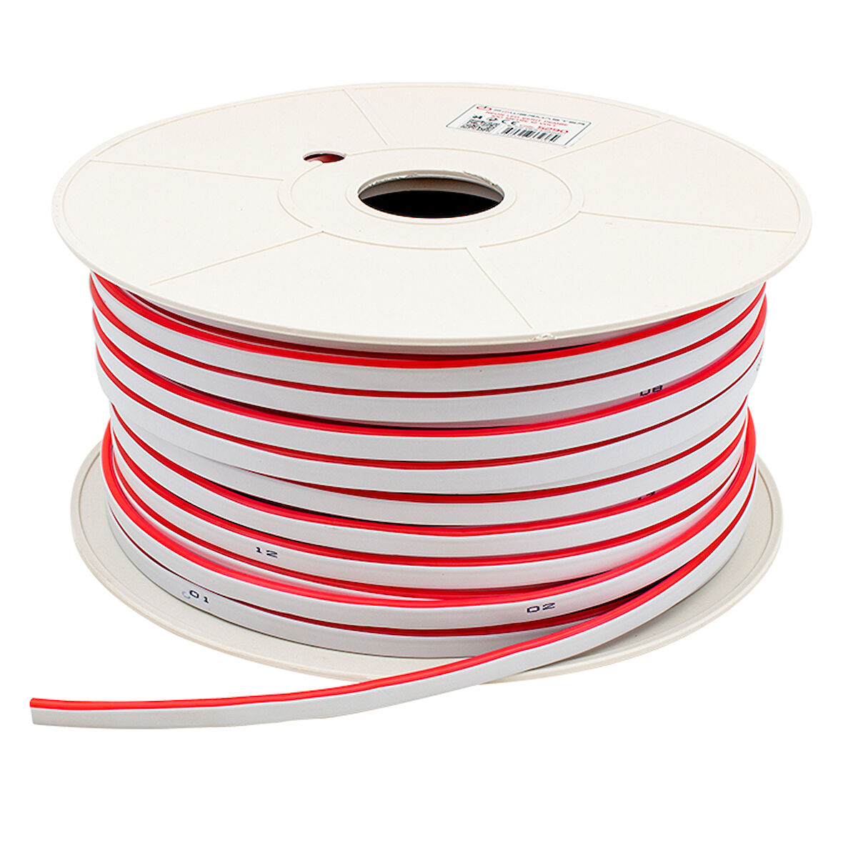 NEON LED ŞERİT PEMBE 100 METRE 12 VOLT (5,6*12,10MM)-Findit