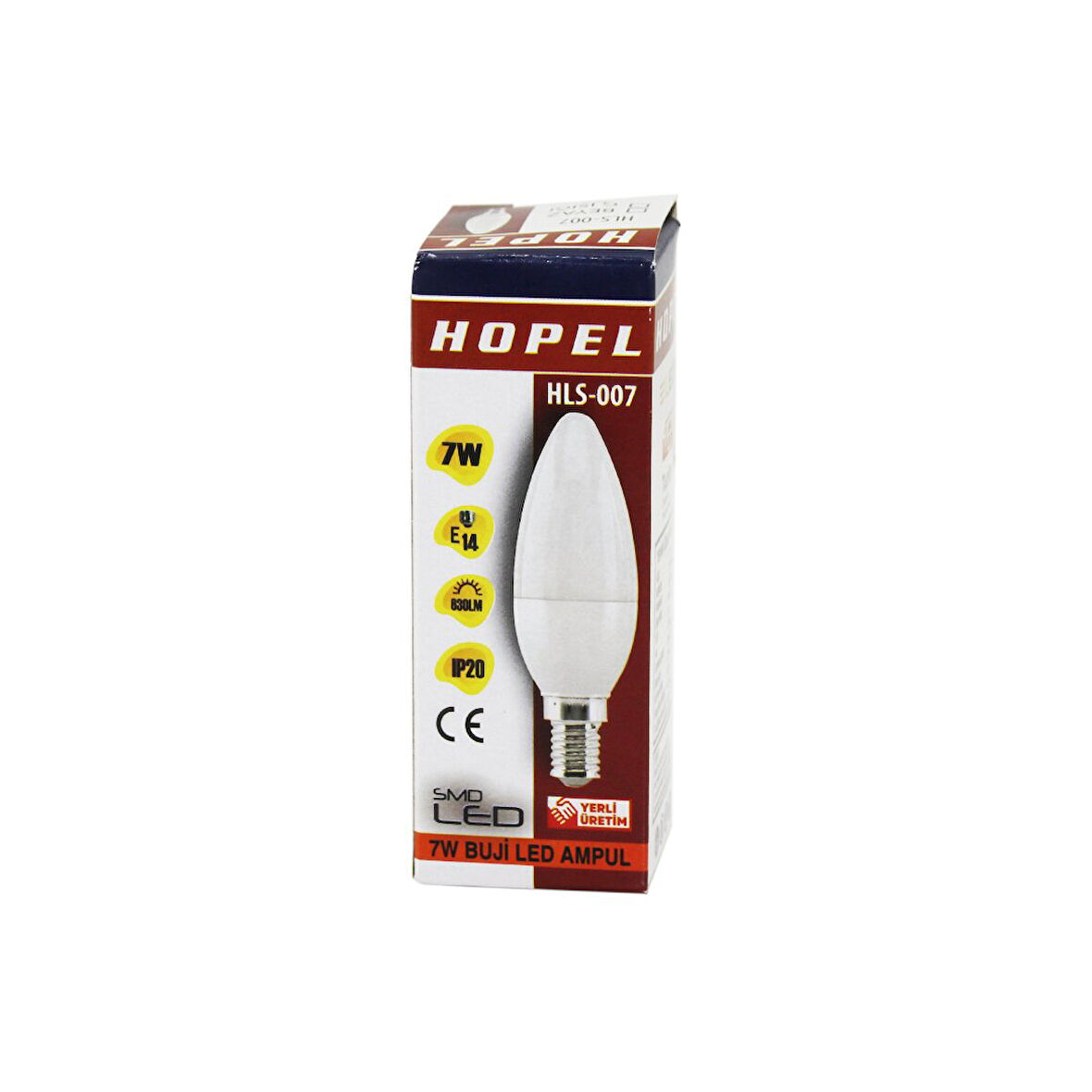 7W - E14 BUJİ LED MUM AMPUL 630LM  HLS-007-Findit