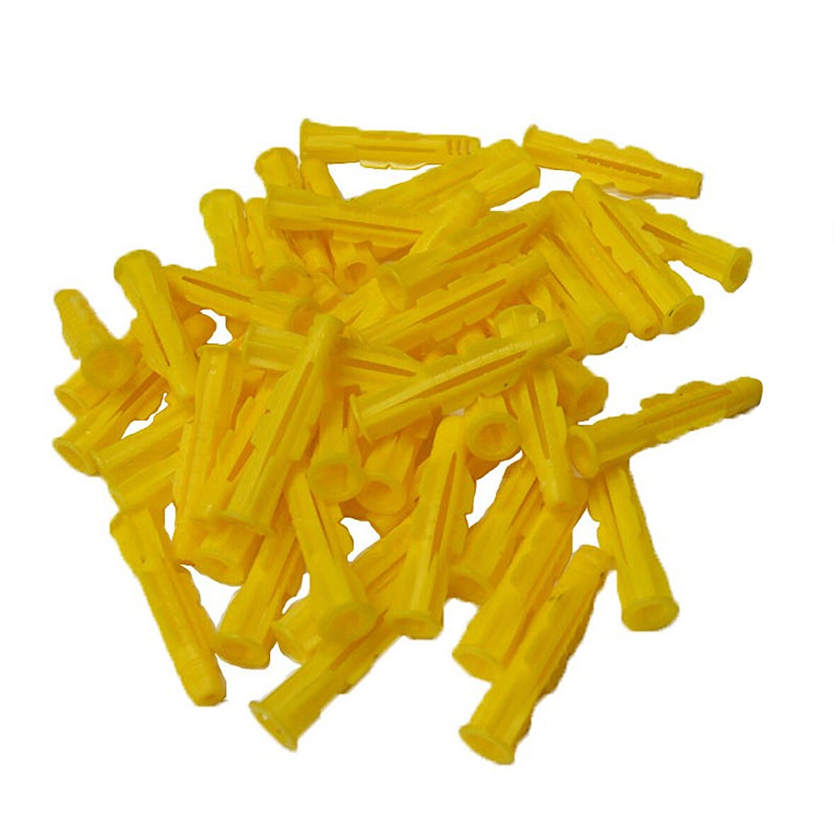 PLASTİK DÜBEL SARI (100 ADET)  (ROKET DÜBEL 10 MM)-Findit