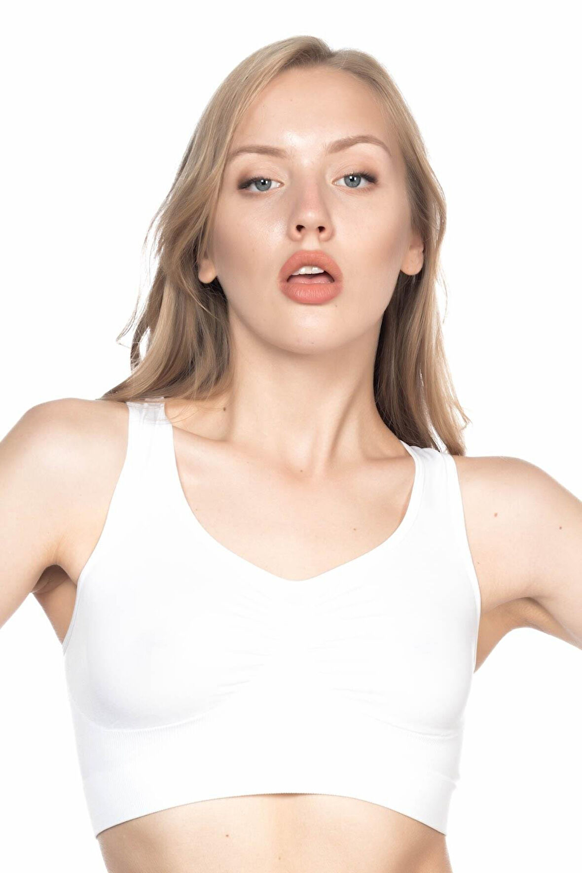 BEYAZ 4001 Soft Sporcu Büstiyer